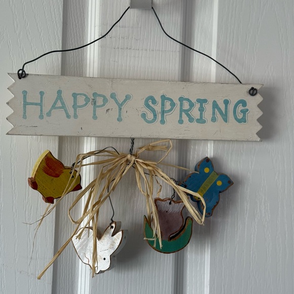 Accents | Colorful Spring Hanging Sign | Poshmark